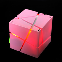 Mini Magic Qone Wireless Portable Bluetooth Speaker LED Light with TF Card Handsfree Outdoor Speaker for Iphone Samsung LG PC