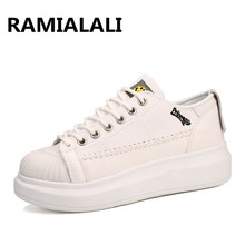 2016 Fashion Breathable Platform Casual Canvas Shoes for Women Outdoor Walking Trainers Shoes Woman Flat Heighten Students Shoes