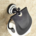 Free Shipping Bathroom Oil Rubbed Bronze Retro Style Toilet Tissue Boxes Wall Mounted Bathroom Paper Holder