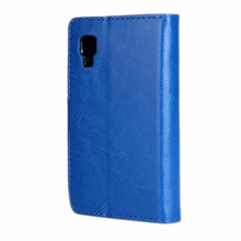 Hot wallet flip Cover Case For LG Optimus L4 II E440 Fashione Magnetic PU Leather slot