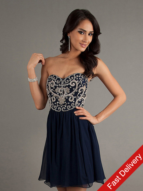 ... Short Prom Dresses High Quality With Beading FG011 Size 2 4 In Stock