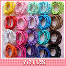2015 Fashion elastic hair bands for women Candy Color baby girl kids headbands hair ropes headwear