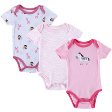 BABY BODYSUITS 3PCS 100 Cotton Infant Body Bebes Short Sleeve Clothing Similar Carters Jumpsuit Printed Baby