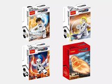 4 unids el futuro fundación Minifigure Building Blocks mejor regalo para los niños Compatible con Lego LR-59