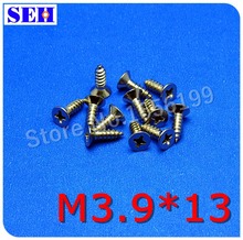 100pcs 304 Self-Tapping Screws KA3.9*13 Countersunk Head Flat Head Screw For Electronic Machinery Communication Equipment