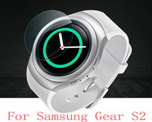 For Samsung Gear S2 Ultra Thin Slim Screen Protector Case Tempered Glass Film Smart watch Clear Screen Protector