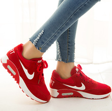 2016 New Fahion Walking Women Trainers Breathable Casual Shoes Damping Platform shoes Outdoor tenis zapatos mujer chaussure femm