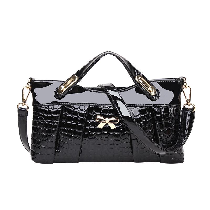 women bag 2016 new Female Crocodile Big package Clutch Shoulder handbag Diagonal bags zipper pu leather