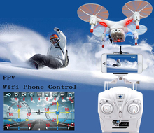 Phone Control FPV Drone Phantom Helicopter Flying Drone for Iphone with 0.3M Camera Video Recording Flashing Light