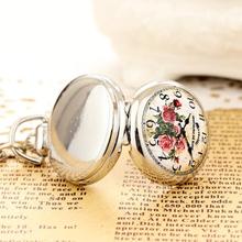 2015 Hot Sale Ladies Pendant pocket Watches Small Clock With Long Chain Quartz Steampunk Mini Gifts