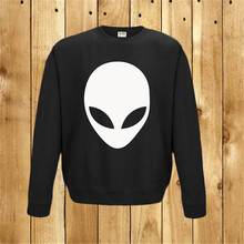 Spooky Alien Sweatshirt Jumper Harajuku Hip Hop Hoodies Men S-3XL Plus Size Women Clothing Tops Sudaderas Mujer 2016 W-F50078