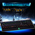 The wielder of Internet cafes game CF lol Keyboard Black shaft Kaiwa monochromatic light mixing colorful
