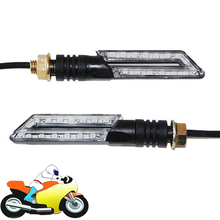 Universal Motorcycle LED Lamp Black Motor Turn Signal Indicator Flasher for Yamaha Suzuki Kawasaki Ducati KTM BMW Triumph