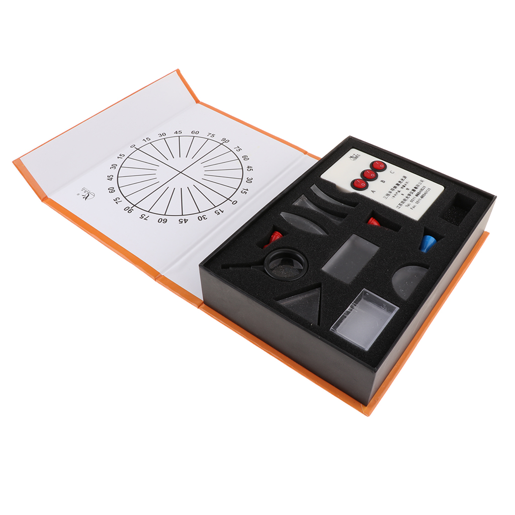 Optical Concave Convex Lens Prism Set Physical Optical Kit Laboratory