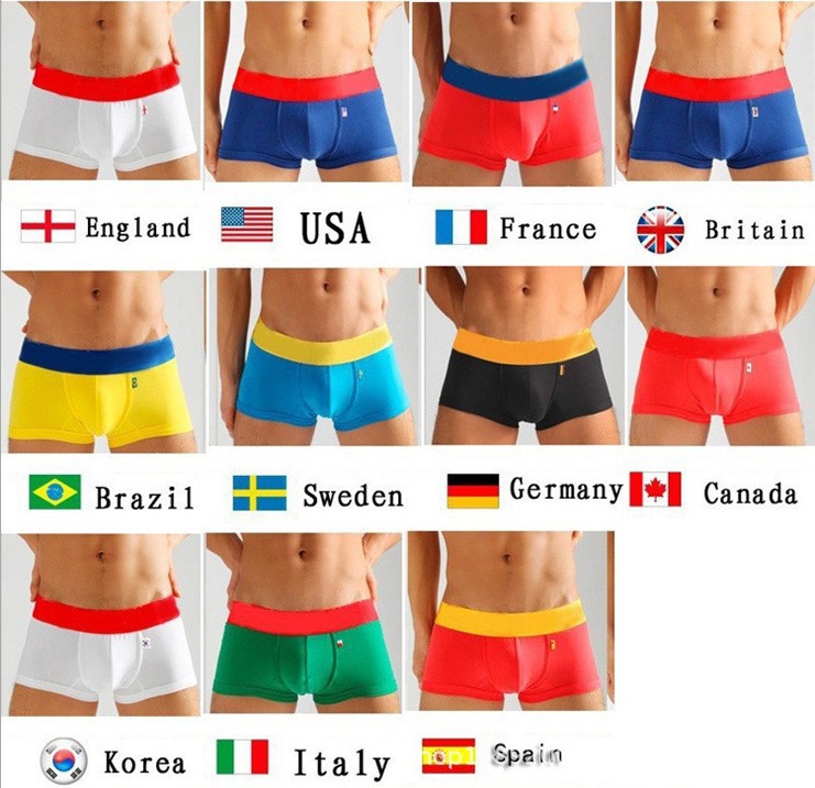 Good Quality Mens Underwear Boxers Shorts Men Cotton Cuecas Boxers 10pcs Lot Men\'s Brand Underwear 11 Flag Underwear MLXL (14)