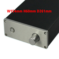 HIFIBOY Small Aluminum Chassis For Power Amplifier 1506 Sliver Front Panel With Aluminum Konb W154mm H60mm