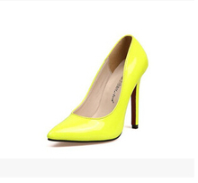 Women Pumps Sexy Red Bottom Pointed Toe High Heels Shoes Woman 2015 Brand New Design Wedding