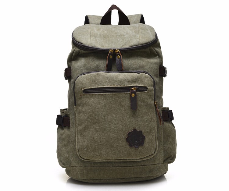 High capacity Vintage Backpack Fashion High quality boy school bag Casual Travel Bags men Canvas Backpack (6)
