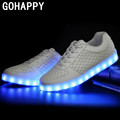 Led shoes for adults Unisex casual shoes led luminous shoes 2017 hot fashion led light shoes
