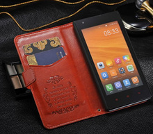 Retro Wallet Style Flip Leather Case with Stand Function for Xiaomi Hongmi Red Rice MIUI Millet