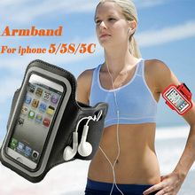 5 г 5C регулируемая запуск оптово-armband спортзала спорта сумка чехол для apple , iPhone 5 5S 5с водонепроницаемый бег мобильный телефон ремня