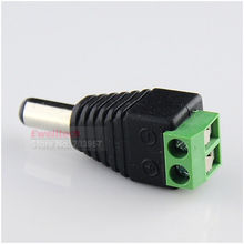 10pcs 2 1x5 5mm DC Power Male Jack Plug Adapter Connector for cctv camera