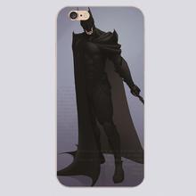 Dark Batman bat-man Design transparent plastic case cover cell mobile phone cases for iphone 4 4s 5 5c 5s 6 6s 6plus hard shell