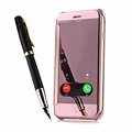 i6 S 4 7 Plus 5 5 Luxury Clear Window View Mirror Case Leather PC Hard