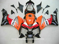 Hot sale fairing kit for Honda injection molding CBR600RR 07 08 orange black motorcycle fairings set