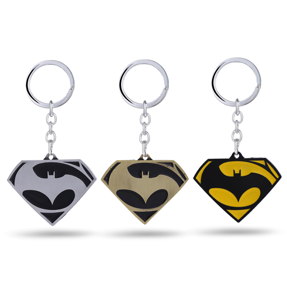 Batman vs Superman Key Chain Dawn of Justice Key Rings For Gift Chaveiro Car Keychain Jewelry