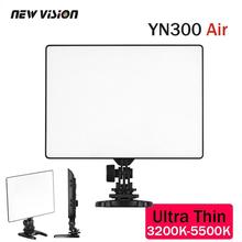 YONGNUO YN300 Air Ultra Thin On Camera Led Video Light Pad Panel for Canon Nikon Sony Panasonic DSLR Camcorder