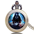 Star Wars Theme Pendant Pocket Watch With Chain Necklace Free Shipping So Cool Best Gift for