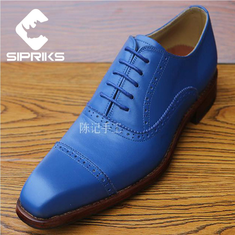 shoes on blue tuxedo