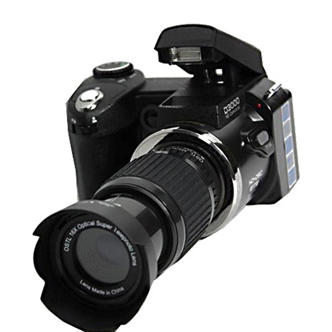 POLO D3000 16MP HD Half DSLR Professional Digital Cameras with 21x Telephoto Wide Angle Lens Cameras