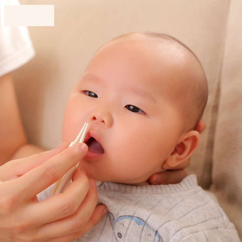 Newborn Safety Safe font b Care b font Infant Ear Nose Navel Plastic Tweezers Pincet Forceps