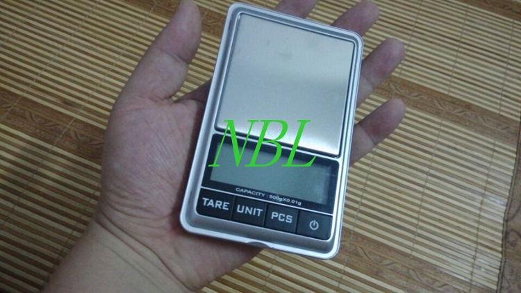 10pcs/lot High Accuracy 0.01~ 500g Digital Kitchen Scale 500g/0.01g Pocket Jewelry Scale Weigh Balance With Retail Box