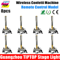 8Pcs Lot Big Discount 150W Remote Confetti Machine Wedding Paper Machine For Stage Wedding Electrical Confetti