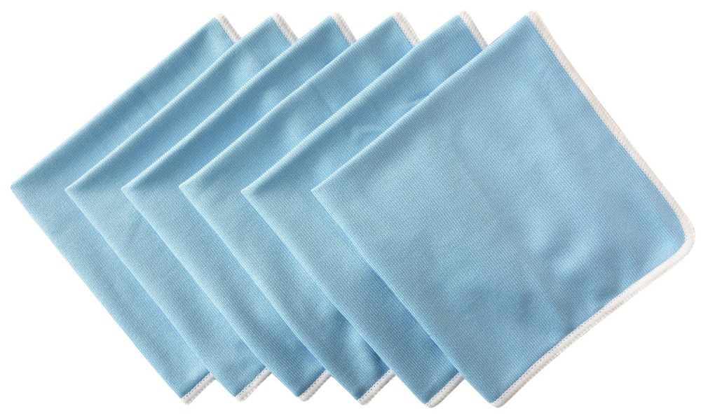 Sinland 6PCS 30x40cm Microfiber Glass Towel Window Windshield Cleaning cloths Eyeglass Towels