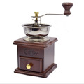Coffee Grinder Classical Wooden Mini Coffee Grinder Manual Stainless Steel Retro Coffee Spice Mill With High