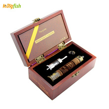 2014 New X Fire 2 Wood full kit Tube E-cigarette E fire E cig Electronic Cigarette Kits ego Vaporizer Pen Wood Efire Battery Kit