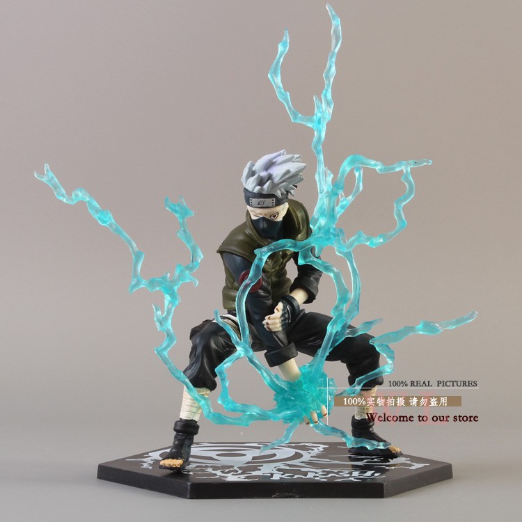 Naruto Hatake Kakashi with Lightning Blade Boxed PVC Action Figure Model Toy NTFG043