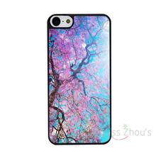 For iphone 4/4s 5/5s 5c SE 6/6s 7 plus ipod touch 4/5/6 back skins mobile cellphone cases cover Cherry Blossoms Tree Branches