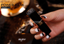Luxurious CC Lipstick Power Bank UV Lacquer Portable 3000mAh For iPhone 6 6plus 5 5s IOS
