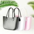 New Color Classic Big Size O bag style Bag With Black and White Canvas Insert Inner