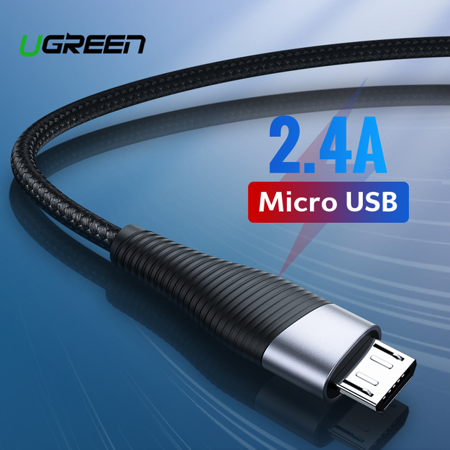 Ugreen Fast Charge Micro USB Cable for Xiaomi Redmi Note 5 Pro 4 Andriod Mobile Phone Charger Data Cable for Samsung S7 USB Cord