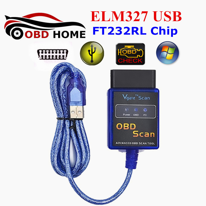 Obd2   Vgate USB ELM327   FT232RL  OBDII  ARM Vgate ELM 327 USB    -