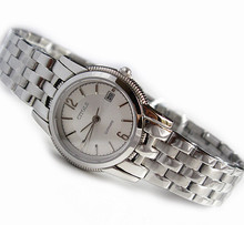 Amantes cítola reloj de mesa comercial informal tabla impermeable de acero breve reloj de cuarzo