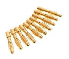 20Pairs 2.0MM Gold Bullet Banana Connector Plug Banana Plugs ESC Drone Helicopter Parts