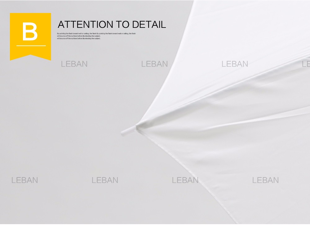 Description Picture 5 of itemGodox 33" 84cm 40" 102cm 43" 108cm White Soft Diffuser Studio Photography Translucent Umbrella for Studio Flash Strobe Lighting