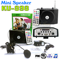 Free Shipping Loudspeaker With Microphone Voice Amplifier Booster Megaphone MP3 Speaker For Teaching Tour Guide Sales